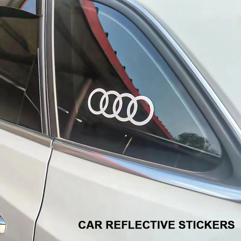 For Audi Sline RS A3 A4 B8 8P 8V B6 A5 A6 C7 Q5 B9 B7 C6 A1 Q7 Q3 TT Car Body Window Trunk Decoration Stickers Auto Accessories