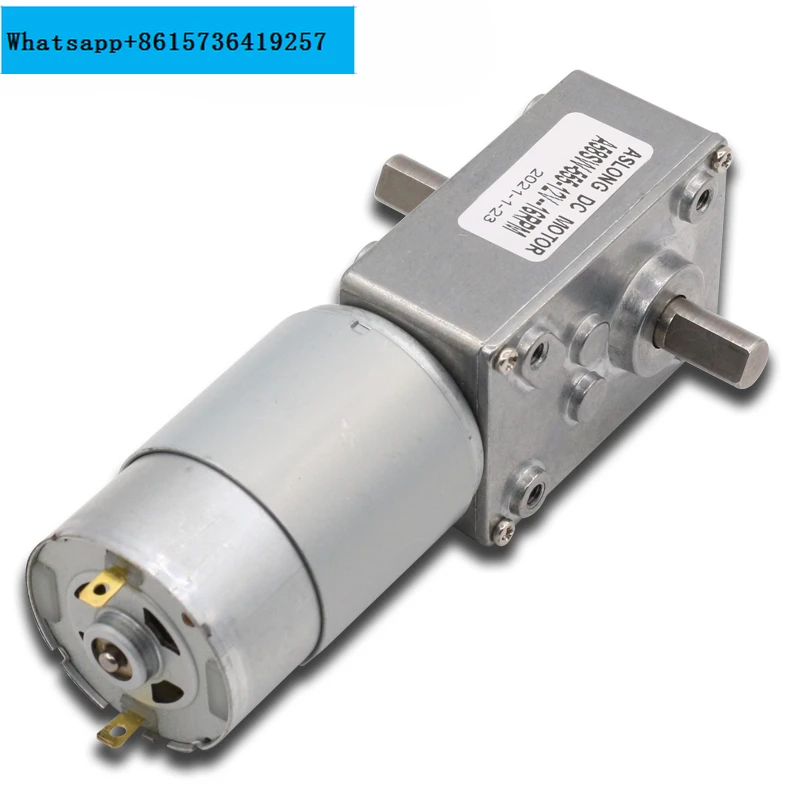 A58SW555S Double outlet Turbo Rod Reduction Motor 5840 DC Motor L-Type 555 Micro Reduction Motor