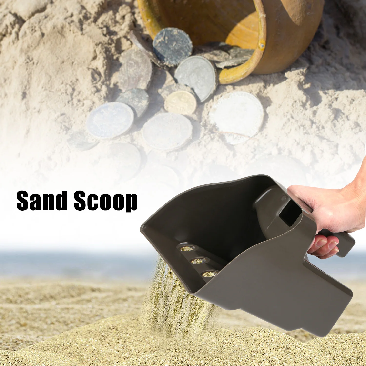 Set Sekop dan Pengaduk Pasir,  - Treasure Hunting Shovel Digging Tool ulasan dan harga