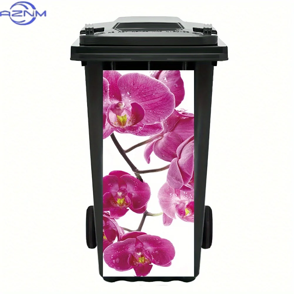 2D1pc of a Stunning Pink Phalaenopsis Flower Image with Water Droplets - a Waterproof And Removable  Sticker, Perfect for Deco