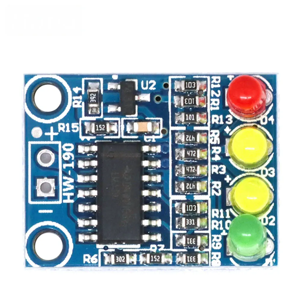4-Digit Battery Indicator LED 12V Battery Level Indicator Module 4 Paragraph 4 Onboard Battery Indicator LED Lights