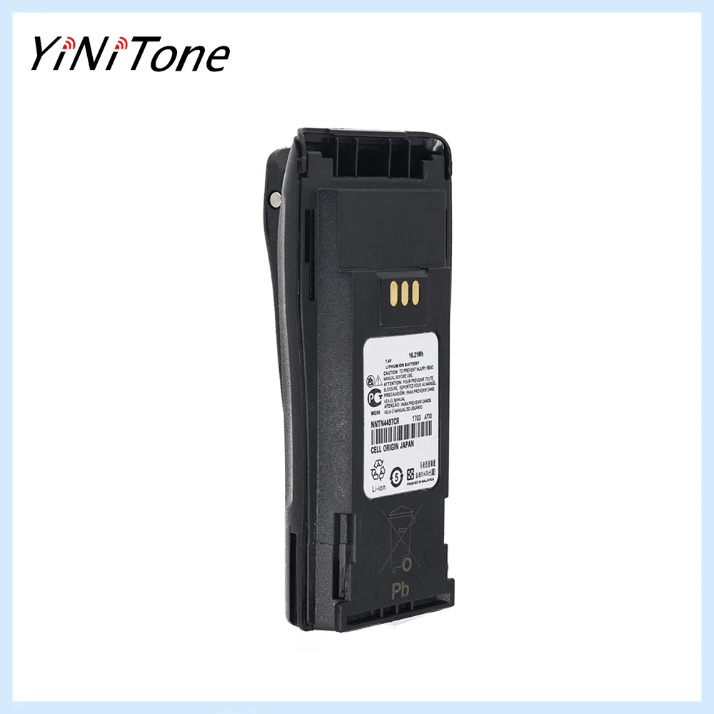 High-Capacity 7.4V Li-Ion Battery for Motorola XiR P3688 CP040 DP1400 EP450 walkie talkie NNTN4497R 1800mAh Battery