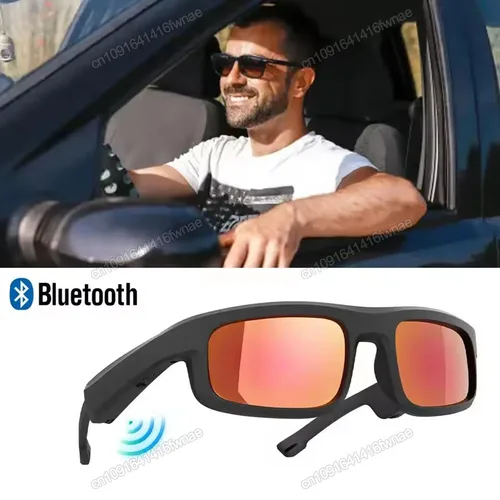 Gafas de sol inteligentes Bluetooth 5,3 auriculares estéreo HiFi música auriculares inalámbricos conducción HD micrófono llamada auriculares gafas inteligentes 2025 nuevo