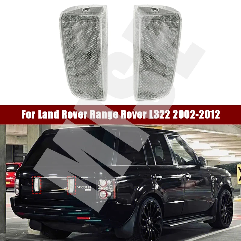 Dla Land Rover Range Rover L322 2002-12 XFD 000053   XFD 000043   Tylne światło tylne Lampa tablicy rejestracyjnej Lampa cofania Akcesoria