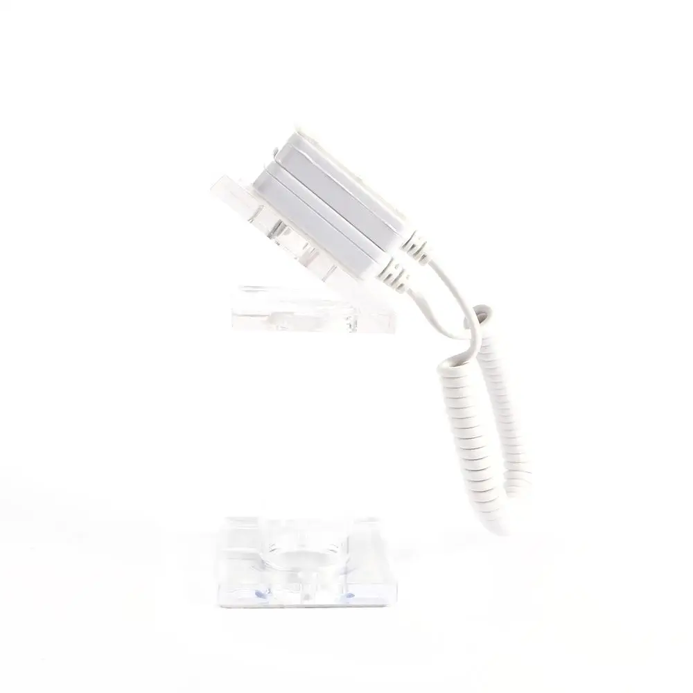 Spring Chain Transparent Durable Security Combination Phone Base Display Holder Demonstration Bracket Mobile Phone Stand