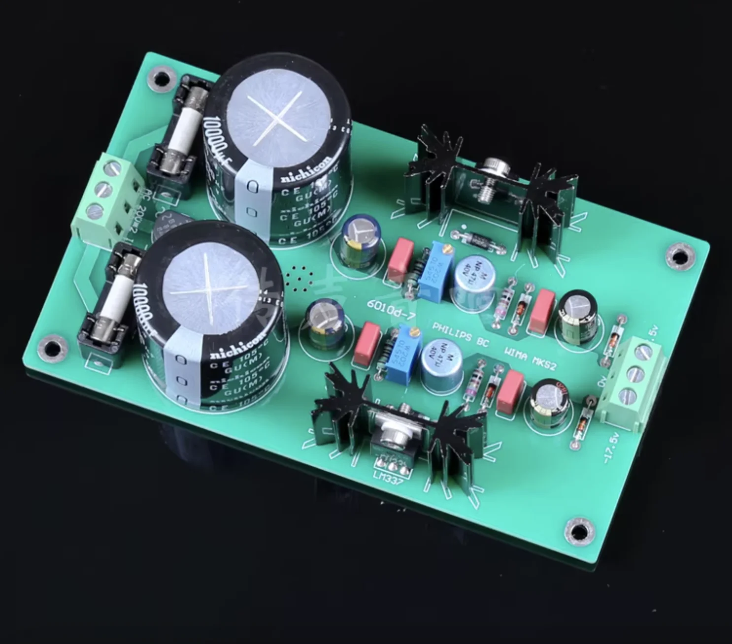 

Готовая плата блока питания-реплика MBL6010D, абсолютно новая, ON Semiconductor LM317/LM337