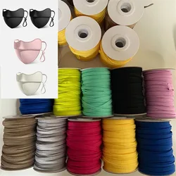 Bandas elásticas para mascarillas de 20 metros, accesorios de ropa coloridos