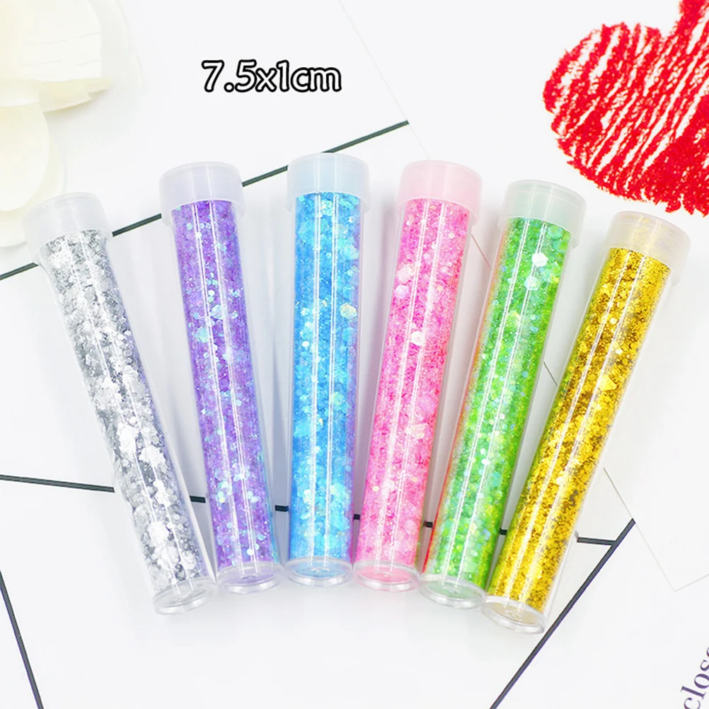 

24PCS Mica Powder Sequins Set Colorful Craft Supplies Soap Glitter Sequins Making Glitter Powder DIY Projects Tools