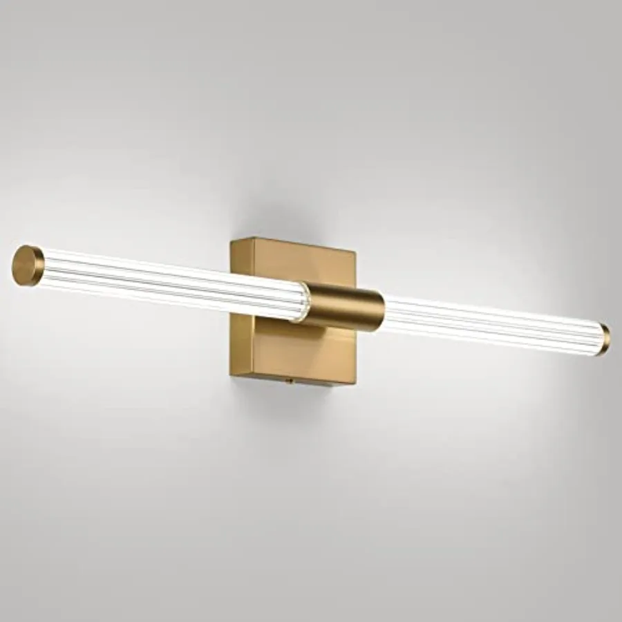 

Modern LED Vanity Light 360° Full Lighting Bathroom Light Fixture Over Mirror 22W 5500K Cool White Hardwired Wall Sconce 23.6 I