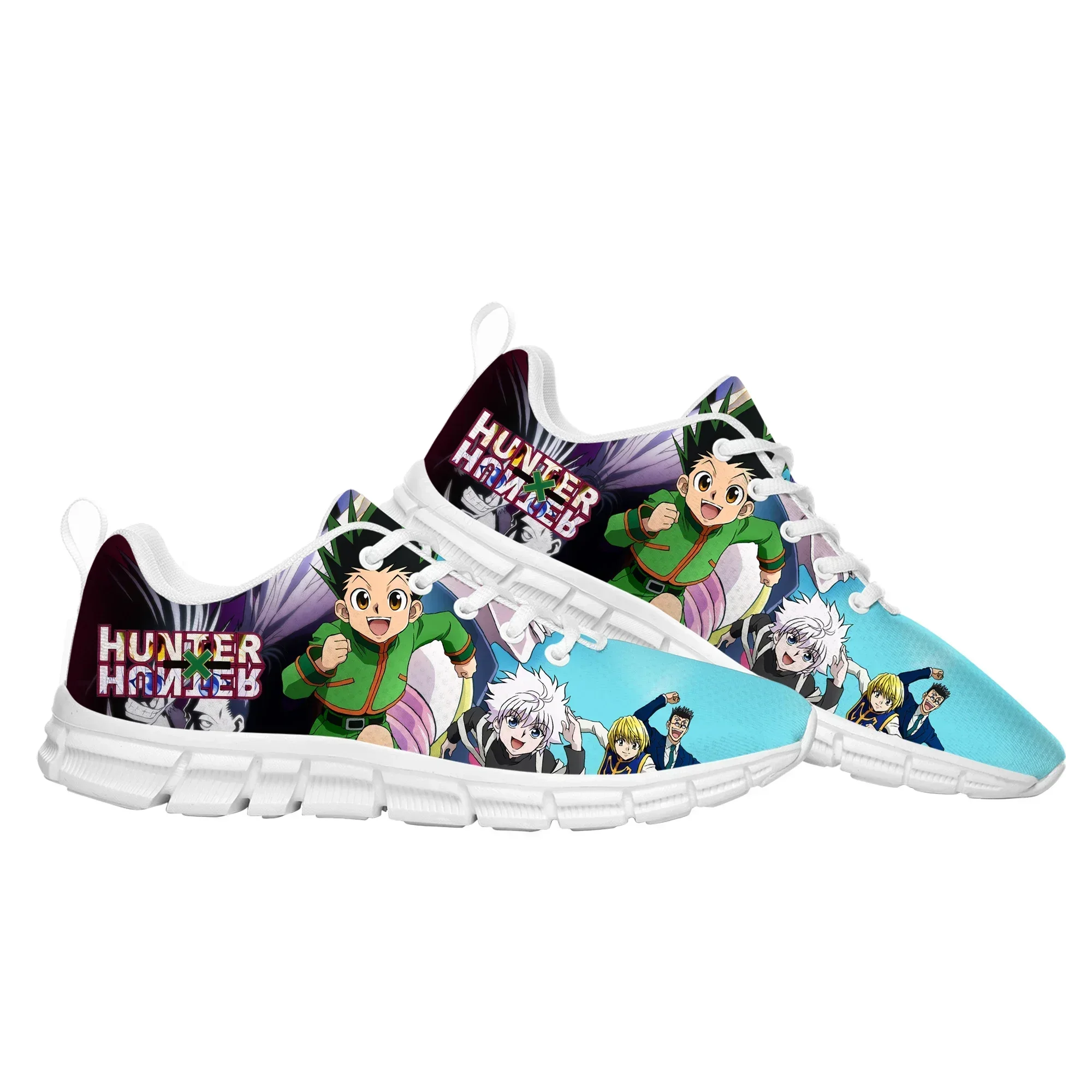 Japanese Anime Hunter X Hunter Sports Shoes Mens Womens Comfortable Sneakers High Quality Comics Sneaker Custom Shoe