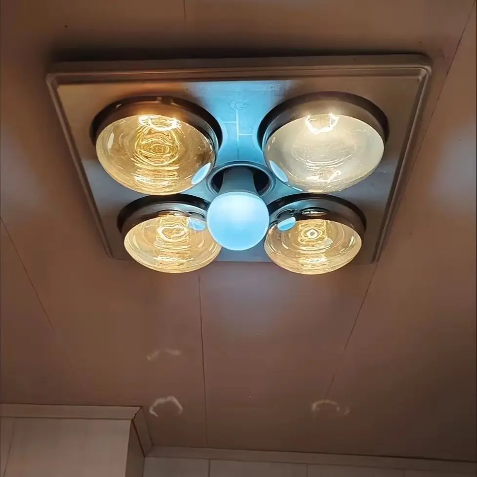 Yuba Bulb Heating Universal Threaded Port Waterproof and Explosion-proof Bathroom Toilet Household Old-fashioned Heating Lamp