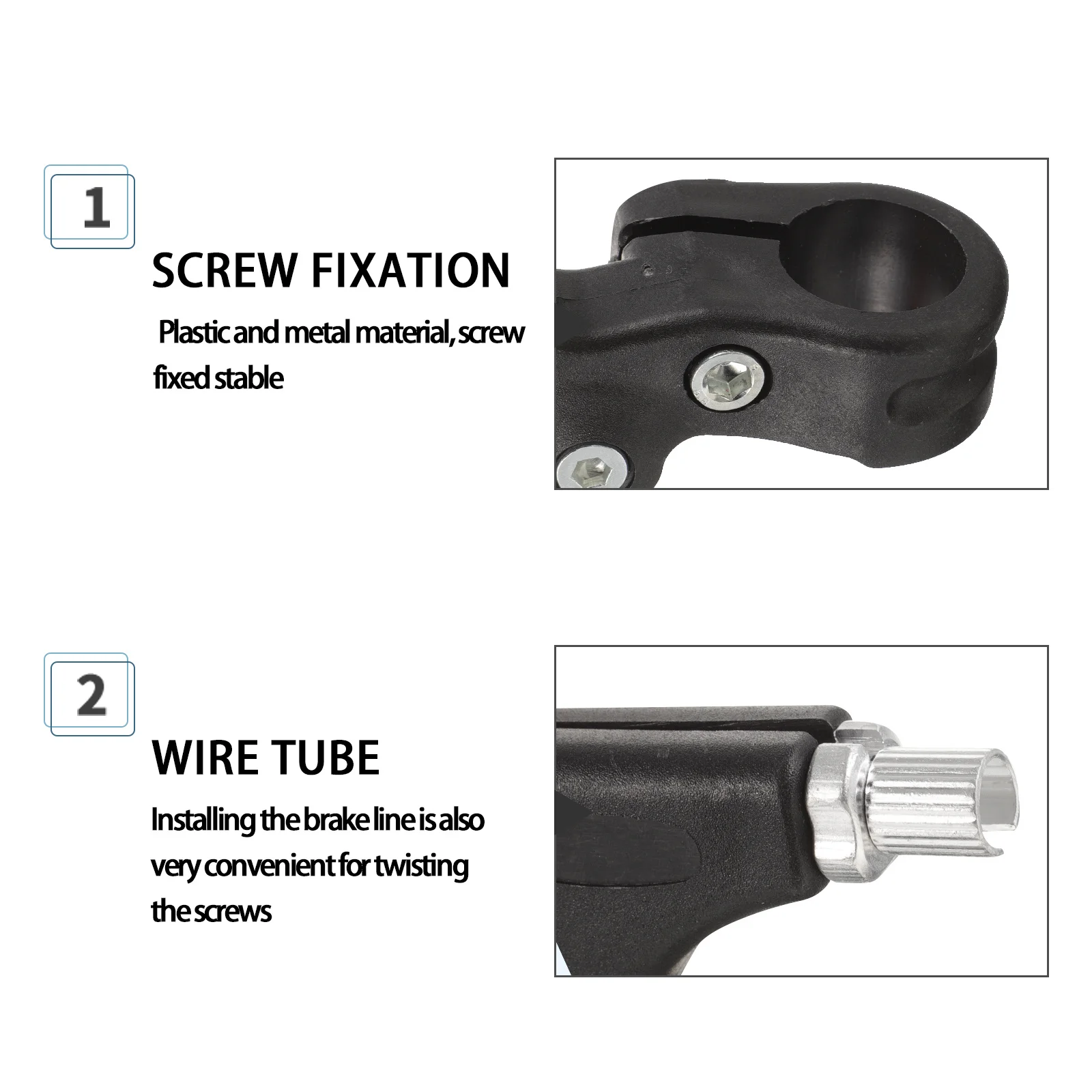 

1Pair Bike Brake Levers for Kids Sturdy Lightweight Bicycle Braking Handlebar Replacement Part Compatible with Children Bikes