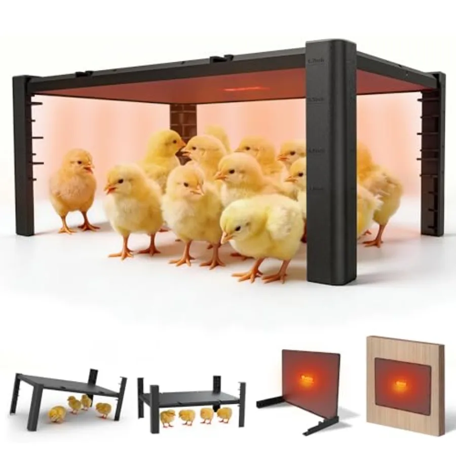 

Регулируемая нагревательная пластина для цыплят (95/167) ℉ Регулировка температуры и высоты C