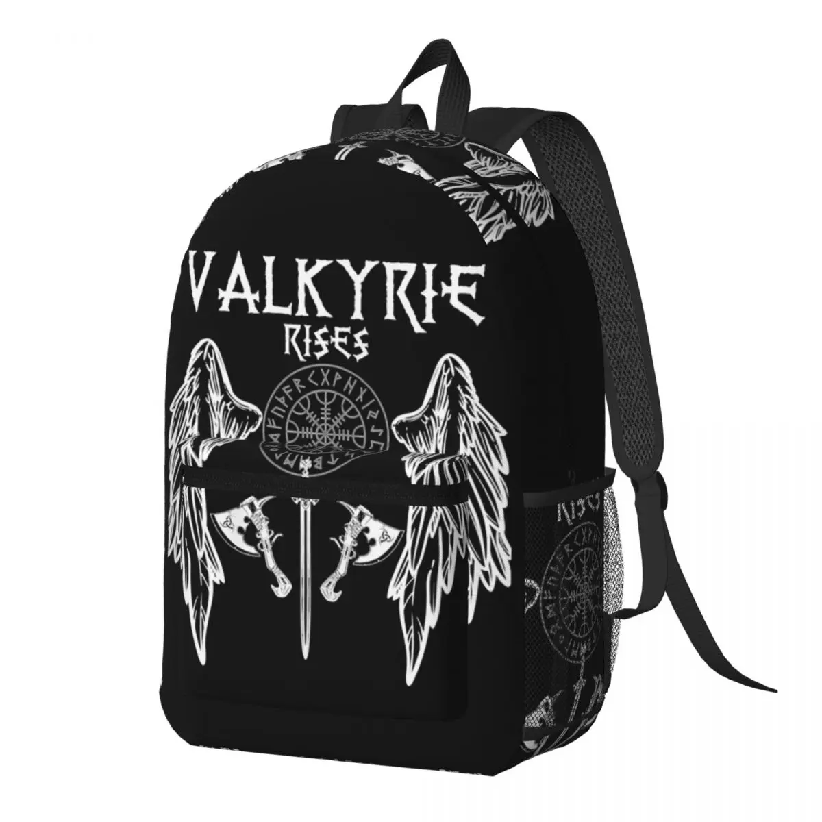 Ladies Valkyrie Valkyrie Viking Valhalla Odin Fighter Gift Backpack Daypack BookBag School Bag Shoulder Bags for Men Women