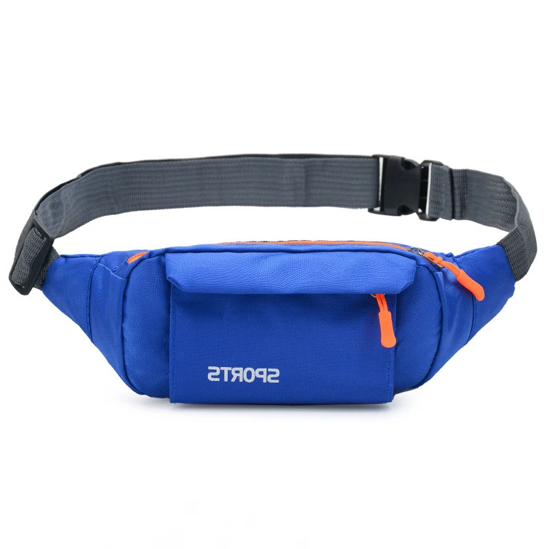 Multicolor Fashion Men's Waterproof Waist Pack Outdoor Sports Belt Bag for Running Riding Gym and Mobile Phone Storage