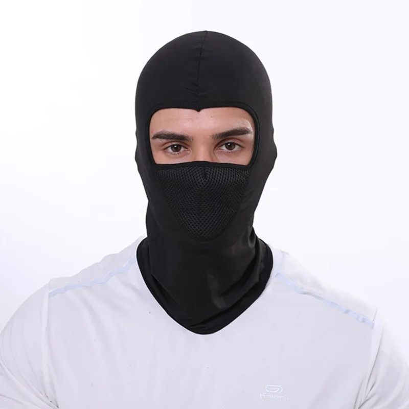 Camouflage Balaclava Hood Breathable Fabric Camouflage Windproof Sun Protection Dust-proof Cycling Face Cover