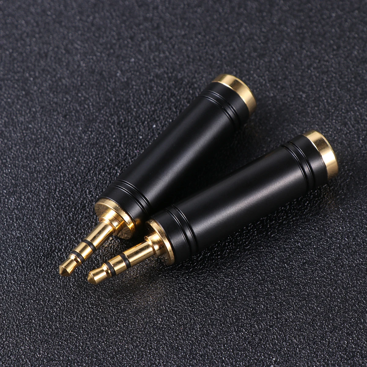 

2pcs Audio Stereo Plug 6.35Mm Jack Adapter Metal Earphone 3.5Mm Male To Female Connector Anti-Rust Corrosion Resistant Minimal