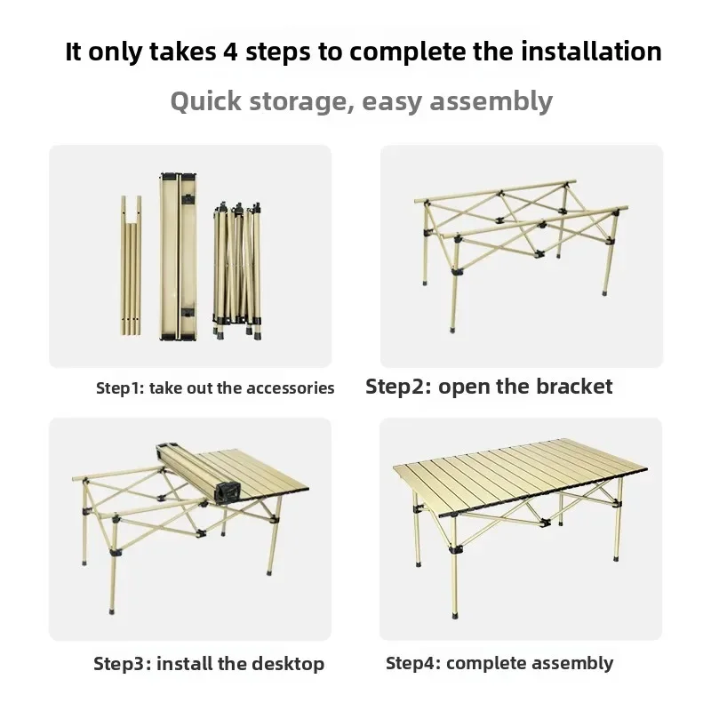 Уличные складные столы и стулья, портативные, сверхлегкие, походные столы и стулья, стол с яичным рулетом, набор туристического снаряжения