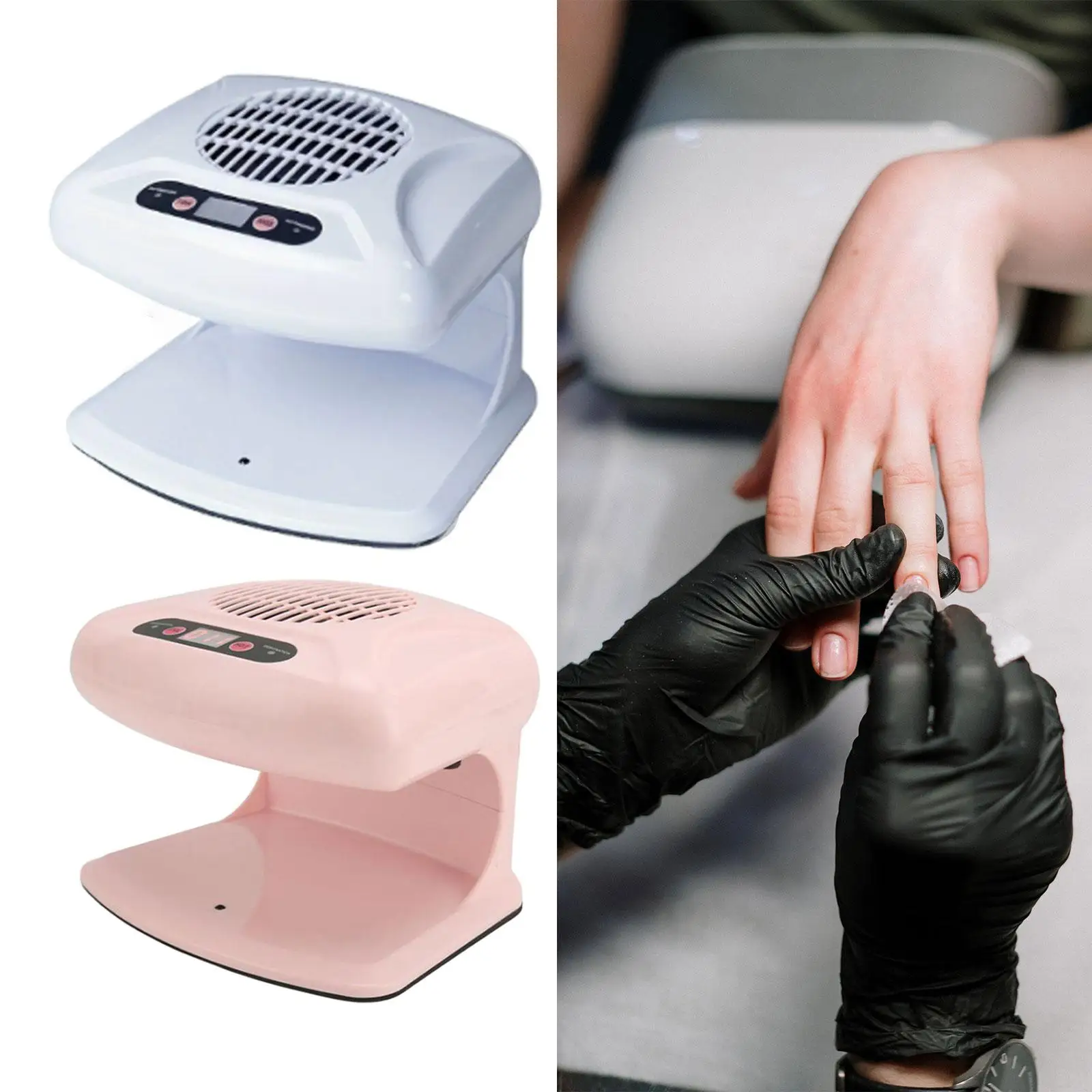 Manicure Air Nail Dryer Machine Automatic Sensor Professional Nail Varnish Drying Fan for Home and Salon Use