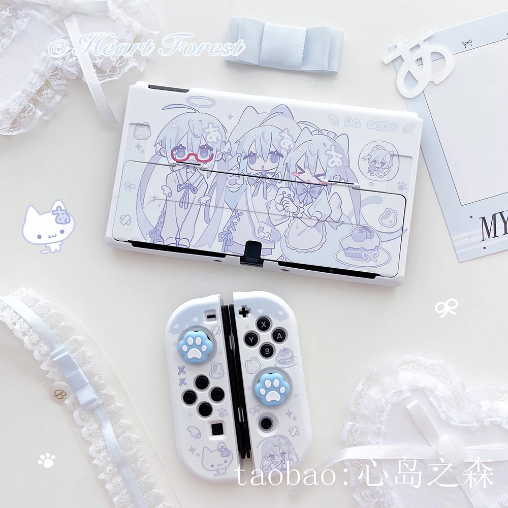 [متوفر] التصميم الأصلي Water Angel Y2k Sub Series Switch2 غلاف حماية Switch Shell Ns2 Lite Shell أنيمي الطرفية