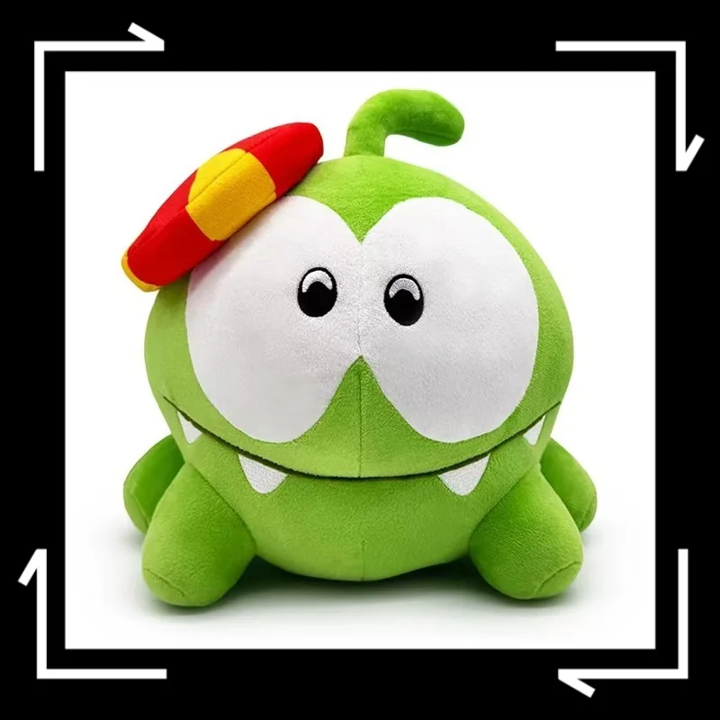 

Om Nom Plush Toy Cut The Rope Game Peripheral Soft Stuffed Creative Green Plush Doll Decoration Collectible Gift For Game Fans