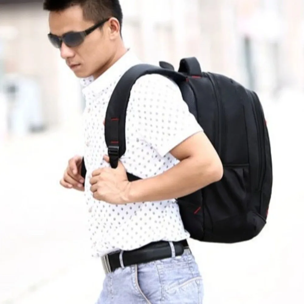 Waterproof Men Large Backpacks Wear-resistant Large Capacity Travel Knapsack Streetwear Oxford Cloth Student School Bag Outdoor