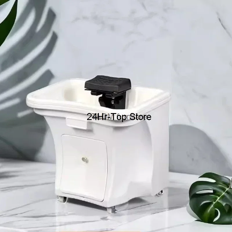 

Portable Hair Washing Station Chair Move Small Adjust Japanese Head Spa Shampoo Chair Salon Shampouineuse Salon Equipment MQ50SC