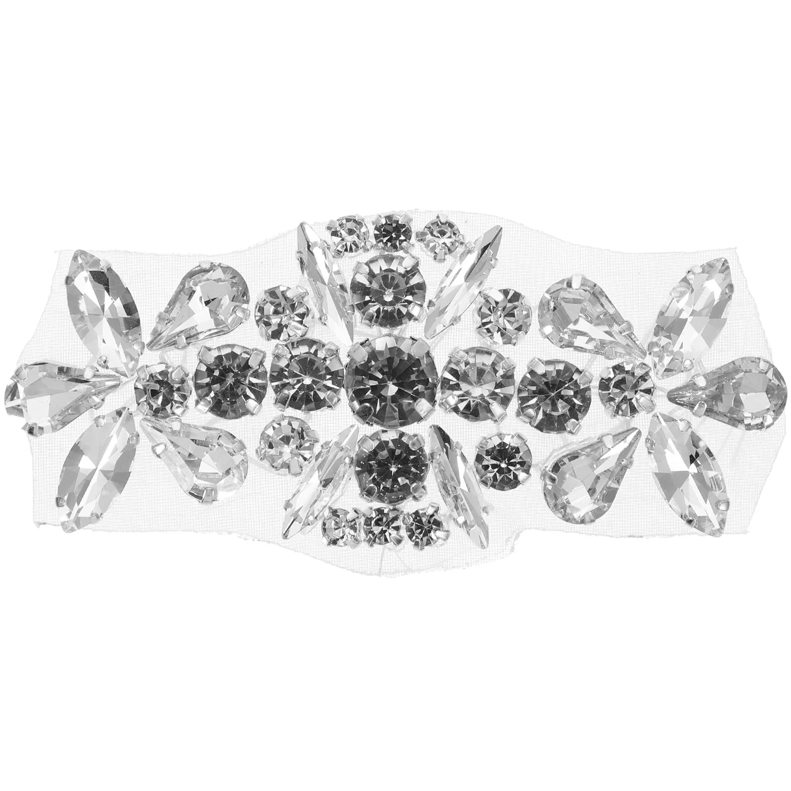 اللؤلؤ وشاح حزام حجر الراين زين الإصلاح الساخن لاصق التصحيح لفستان الزفاف ثوب الزفاف Diy إصلاح الخياطة الديكور