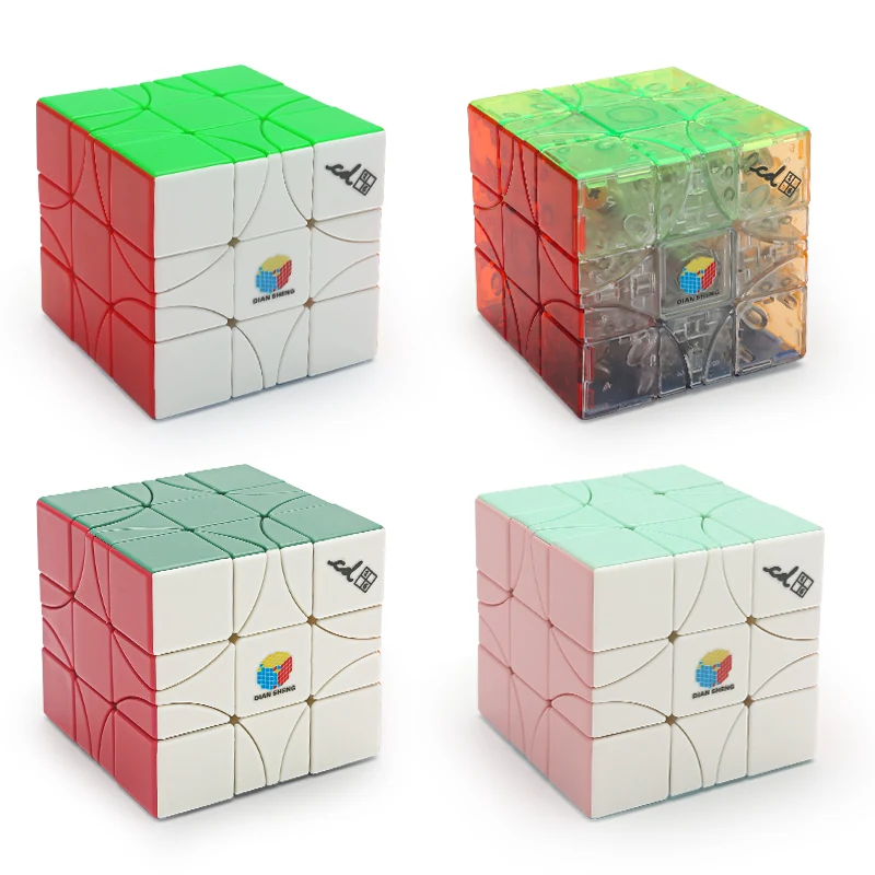 Kostka DianSheng Cube Corner Turning 3x3 Magic Cube Magnetyczna Rubix Profesjonalna Kostka Szybkościowa 3x3x3 Puzzle Zabawka Antystresowa dla Dzieci