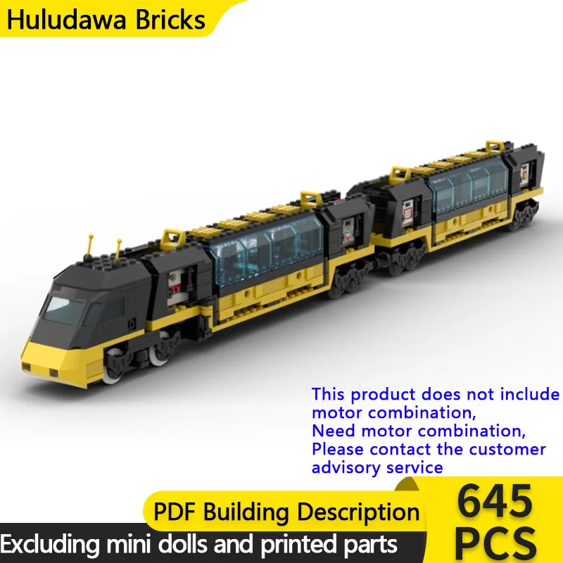 

Конструктор City Car Model MOC: Высокоскоростной поезд 1996 года, модульная технология, развивающая игрушка для детей, подарок на праздник, набор для сборки