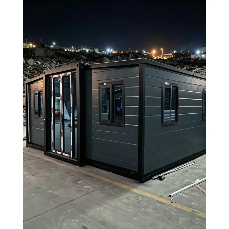 Luxury 40ft Expandable Container Villa Prefab Modular Home Steel Structure Modern Cabin 3 4 Bedroom Hotel Resort Ready to Ship