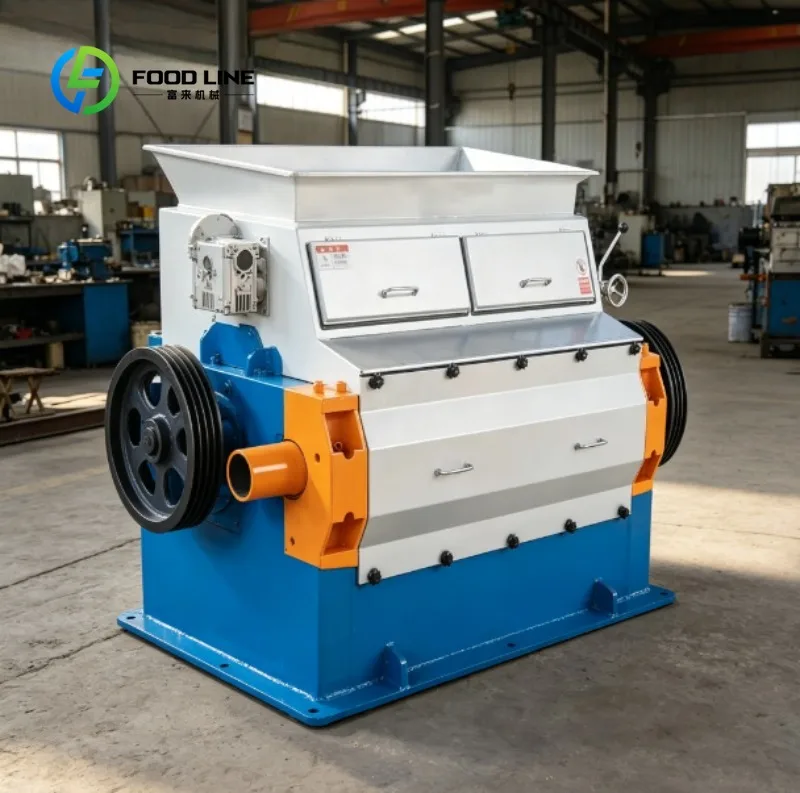 Industrial Grain Roller Mill for Food Factories,Suitable for Oat Flakes, Corn Flakes, and Cereal Processing