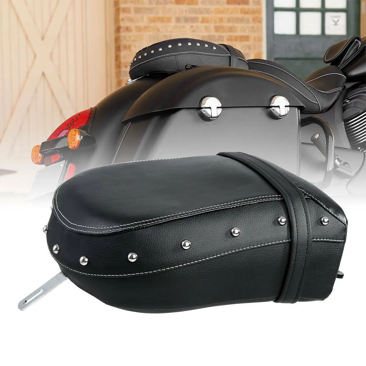 Motorcycle Rear Passenger Seat For Indian Roadmaster Dark Horse 2024 Springfield 2021 Chieftain Classic 2018 Vintage 2020