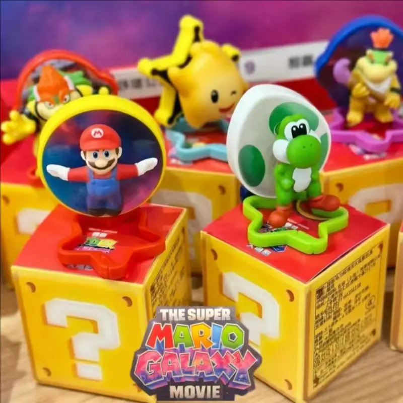 Figura Coleccionable de Yoshi y Rosalina de McDonald's Happy Meal, del Super Mario Bros, Muñeco de Juguete, Figuras de Acción, Regalo