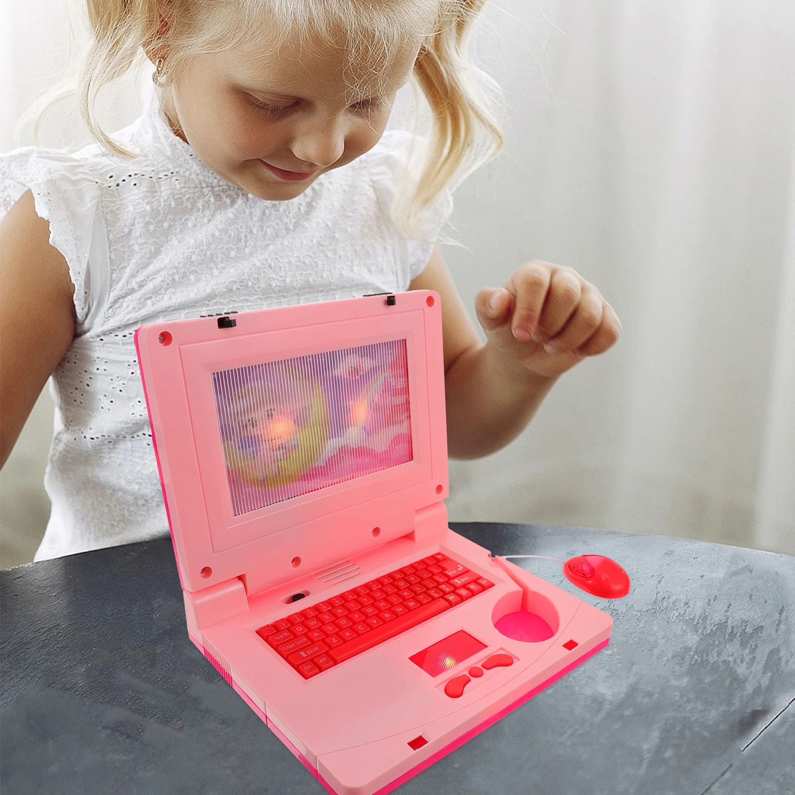 Early Education Laptop Kids Laptops Computers Toddler Learning Toys Play Notebook