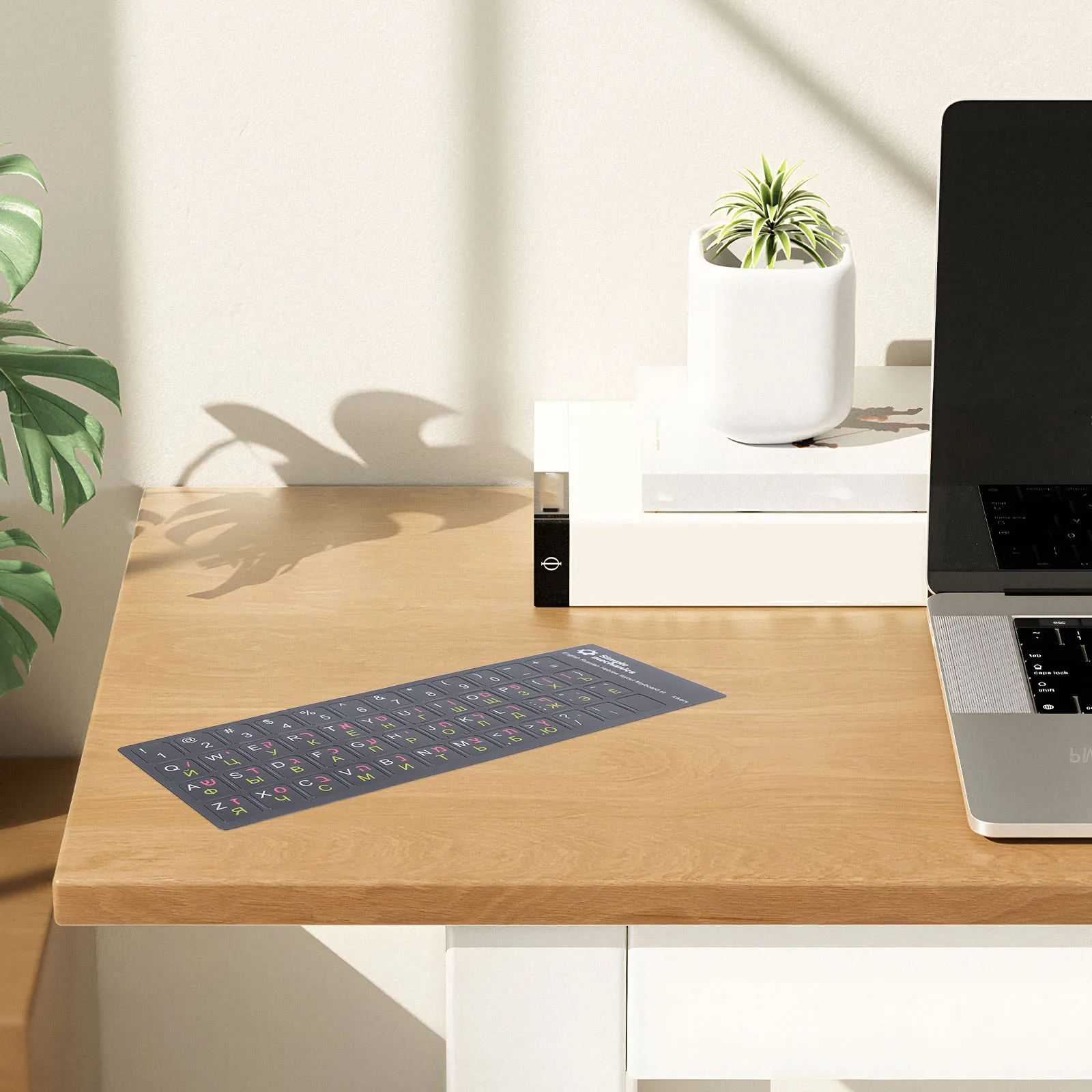 

Multilanguage Keyboard Stickers Ultrathin Laptop Hebrew English Russian High-Definition Printing Easy Installation