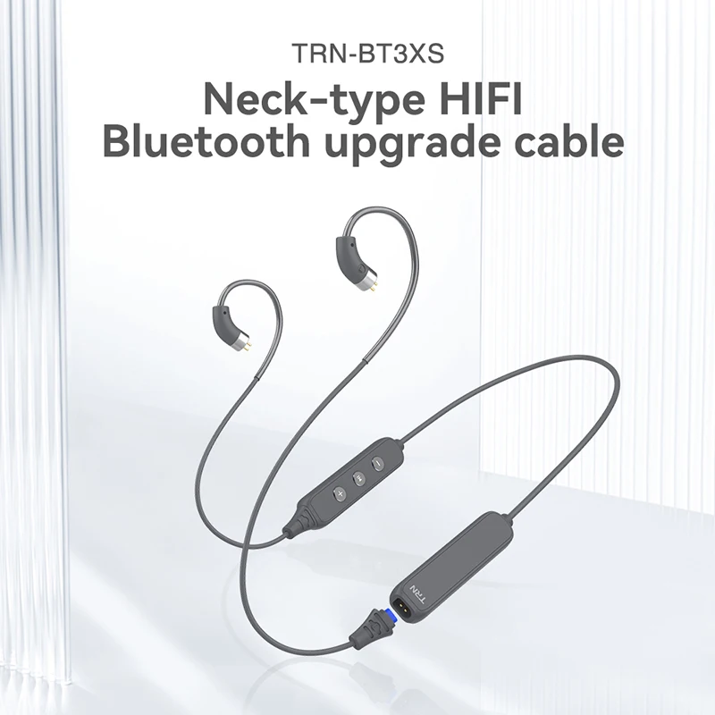 TRN BT3XS Беспроводной Bluetooth-совместимый кабель для наушников 5,3 0,75 0,78 мм MMCX для TRN MT1 MAX MT3 Xuan Wu BAX Kirin
