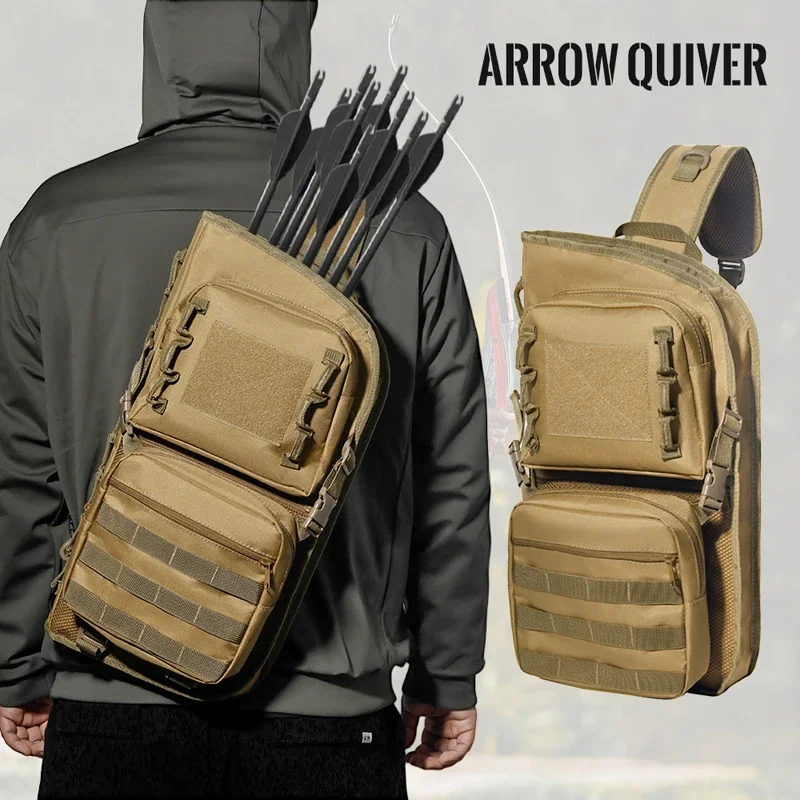 

Archery Storage Bag Outdoor Sports Backpack Multifunctional Foldable Compact Arrows Bag Multifunctional Archery Equipment Bag