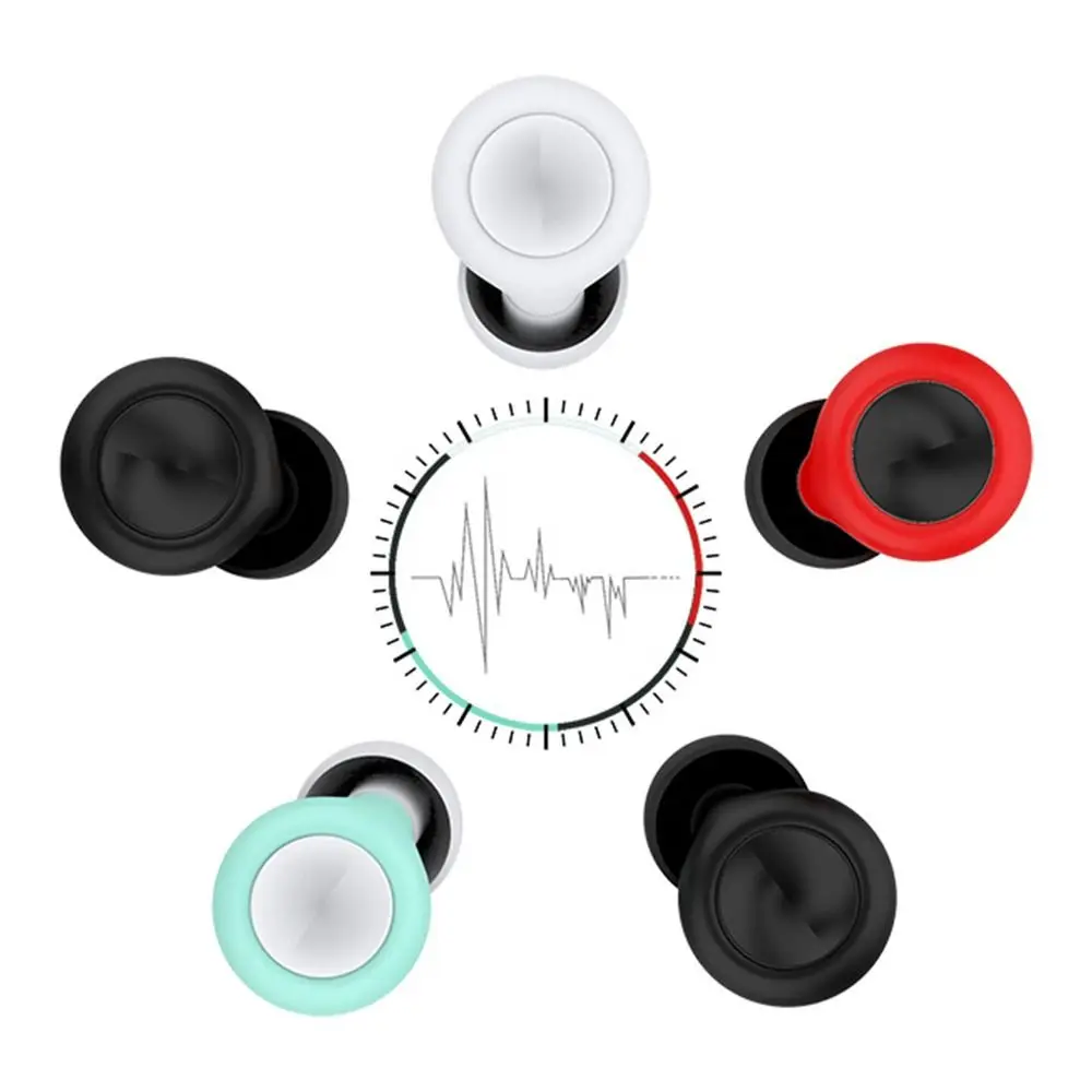 Anti-noise Sleep Soundproof Earplugs Silicone Deep Sleeping Noise Canceling Ear Plugs Reusable Noise Reduction Supplies