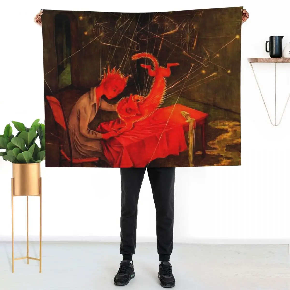 Sympathy by Remedios Varo Throw Blanket Luxurious Soft Blanket Holiday Gift for Family
