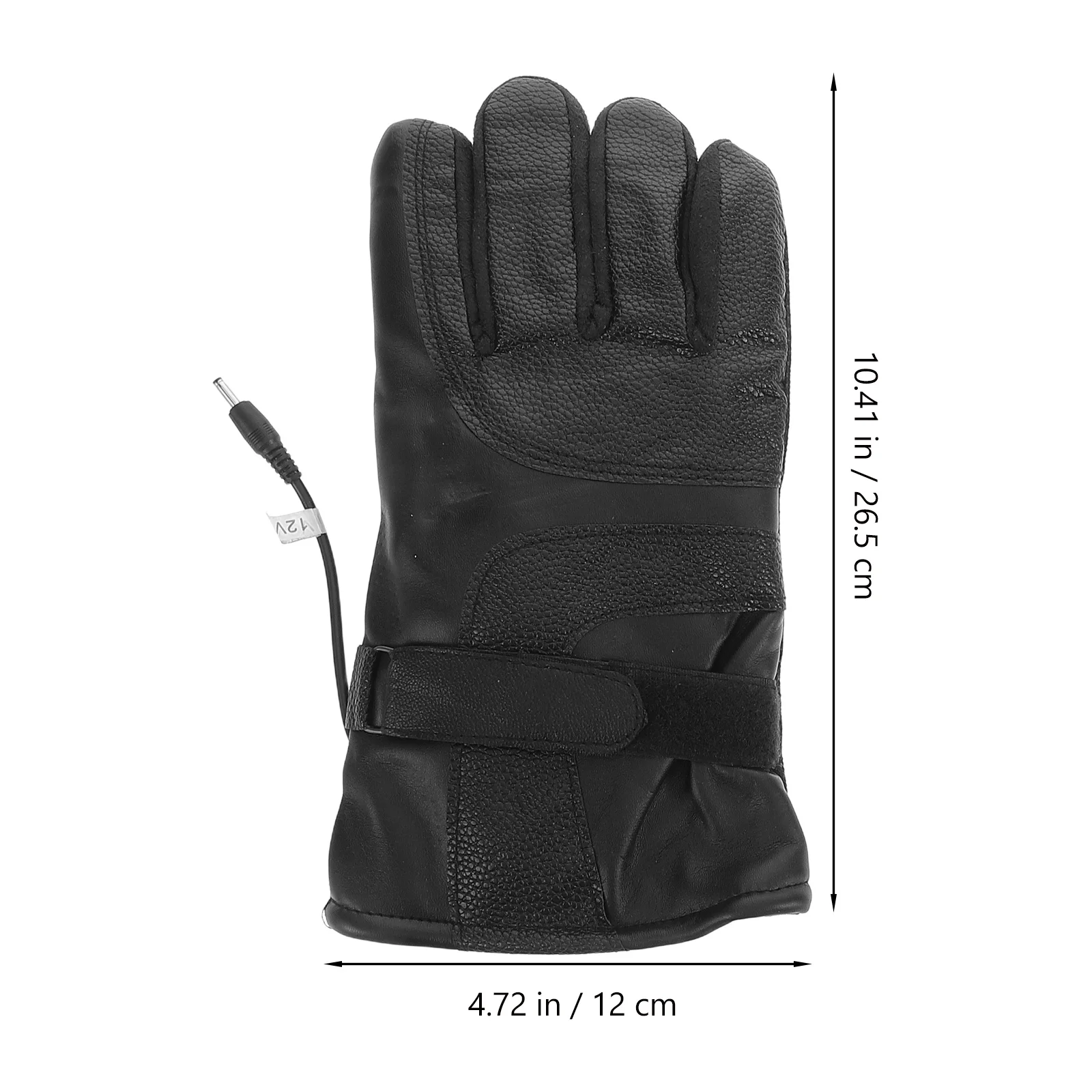 قفازات ساخنة حرارية كهربائية للرجال والنساء 12 فولت للدراجات النارية من البولي يوريثان لتدفئة اليد قفازات الطقس البارد #6