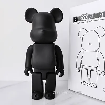 28cm 400% Bearbrick Bear @ Brick Action Figures fai da te Paint Bear Brick Toys orso violento ornamenti decorazioni per la casa giocattolo regalo di