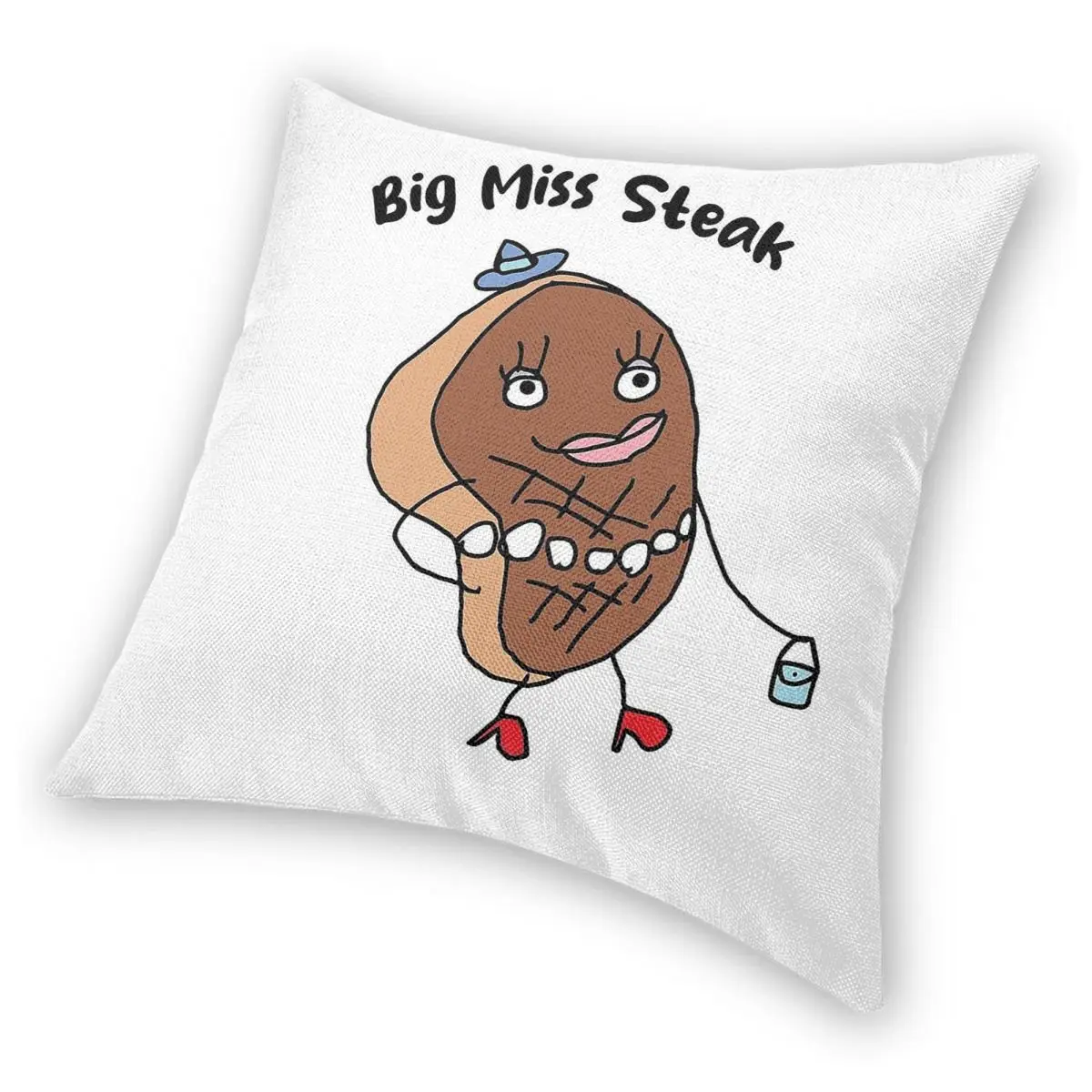 البنوك الثلاثية كبيرة ملكة جمال ستيك ساحة المخدة البوليستر الكتان المخملية المطبوعة وسادة رمية مزخرفة غطاء وسادة المنزل #4