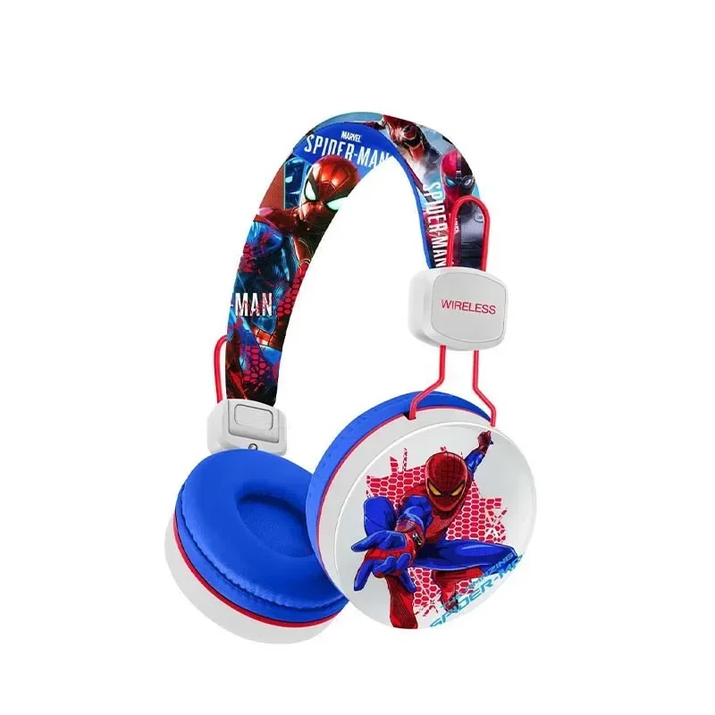 Disney Lilo & Stitch Headphones Bluetooth Wireless Earbuds HIFI Stereo Sound Headsets for Spider Man Kids Anime Cartoon MF601