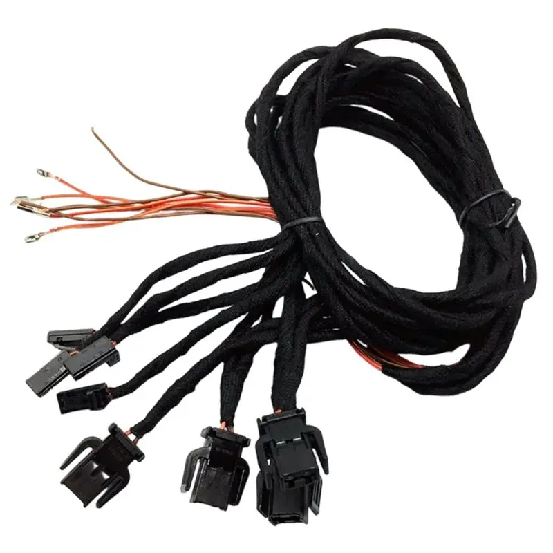 B08B-Car Interior Led Door Light Warning Light Welcome Lamp Cable Wire Plug For A1 A2 A3 A4 B7…