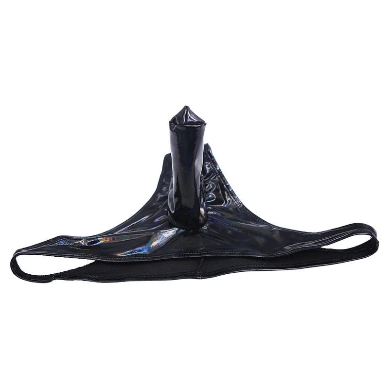 

Man's Leather Hologram T-Briefs Cosplay Costumes Private Party