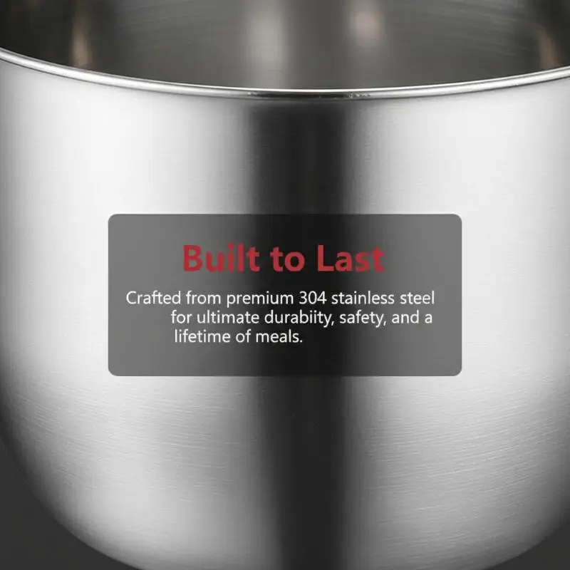 Stainless Steel Kids Bowl Single Ear Anti Scalding Design for Noodle Soup and Snacks Durable Childrens Tableware Safe Home Use