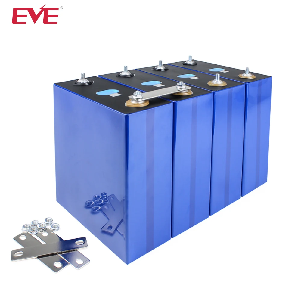 

EU Stock EVE 3.2V 280Ah Lifepo4 Batteries Prismatic Lithium Iron Phosphate Batteries for Solar, Camping Backup Power DIY Systems