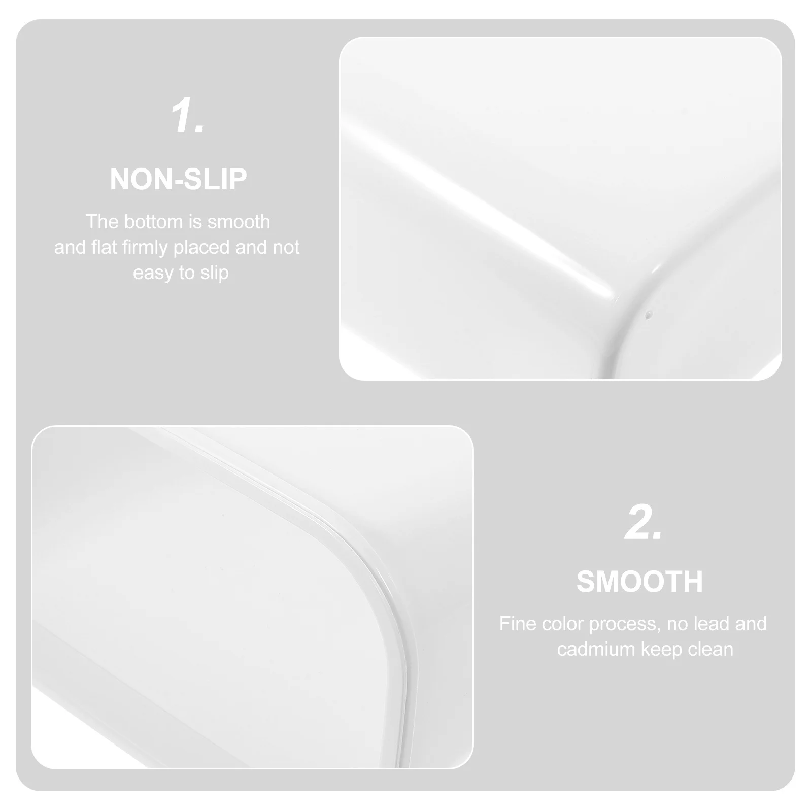 

Slim Plastic Trash Can 8L Rectangular Modern Narrow Space Garbage Container For Bathroom Office Bedroom Waste Basket Household