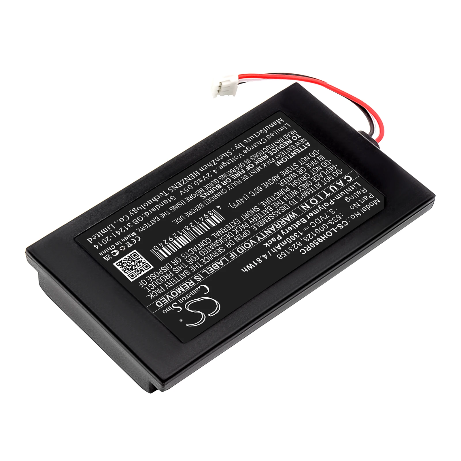 

Logitech Harmony Elite 950 Remote Battery - 3.7V 1300mAh Li-Polymer Replacement
